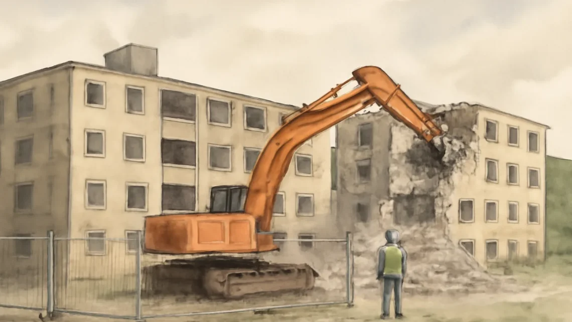 Demolition Begins on Seacroft Flats for New Housing