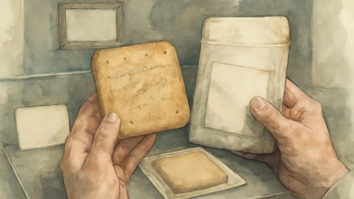 First World War Soldiers’ Christmas Biscuit Messages Revealed