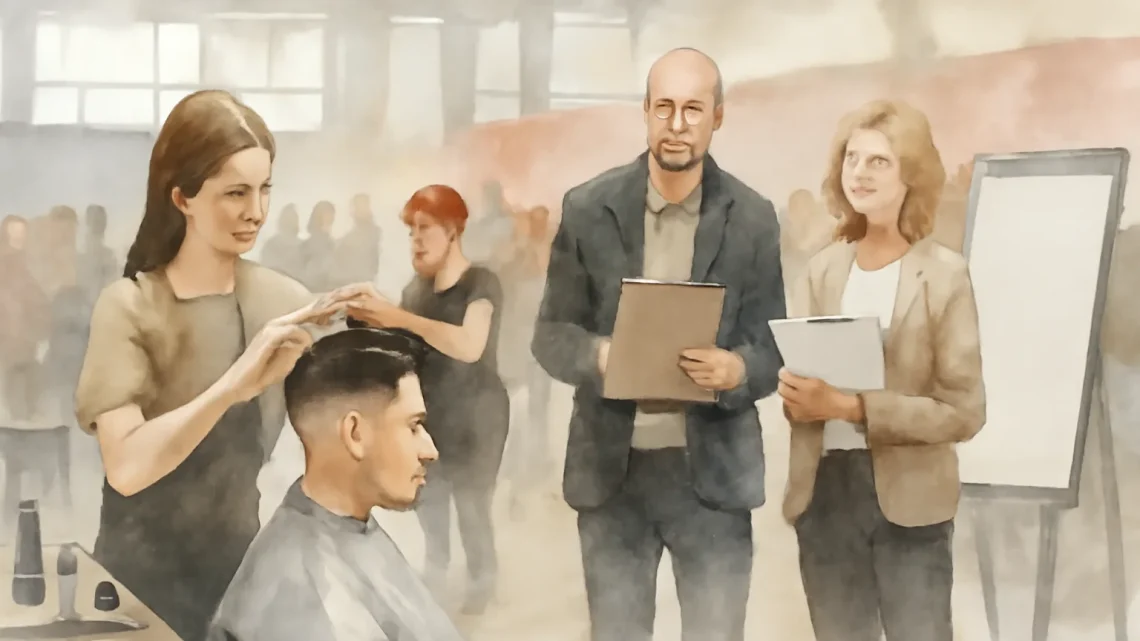 Yorkshire Student Hairdressing Competition Held at Leeds College