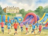 Inflatable 5k Obstacle Course Set for Harewood House