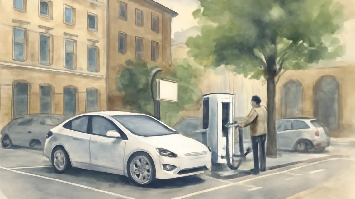 Leeds Installs First On-Street Electric Vehicle Charge Point