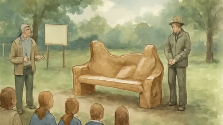 New Carved Oak Bench Unveiled in Otley’s Tittybottle Park