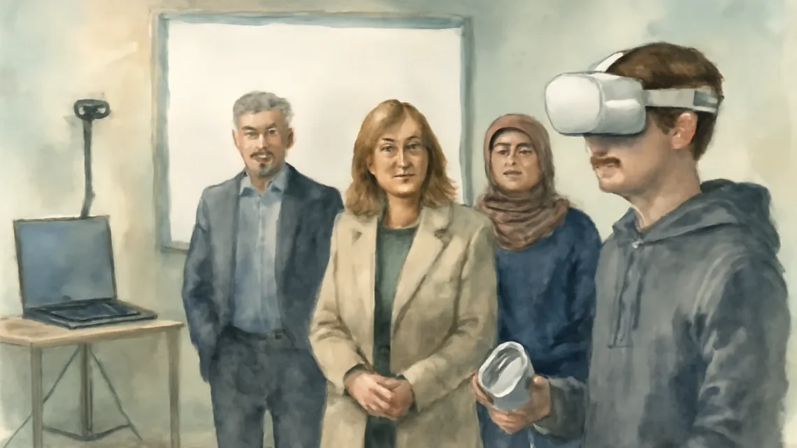 West Yorkshire Mayor Visits Leeds College VR Safety Sessions