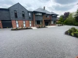 Large Grey Resin Driveway Installation In Leeds 3
