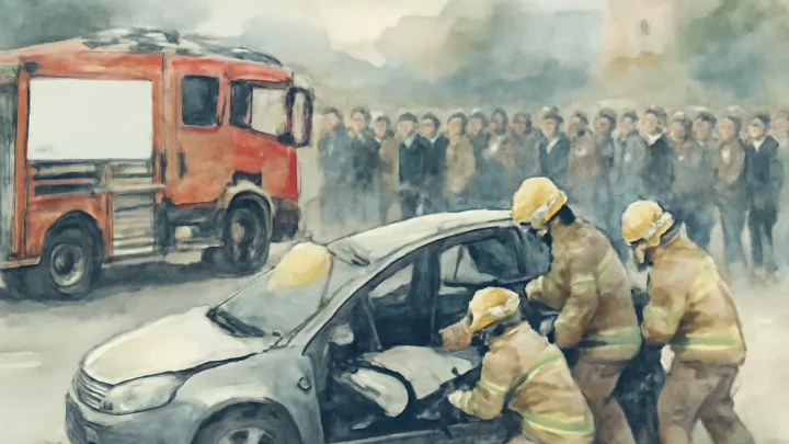 Public Services Students Participate in Road Safety Event