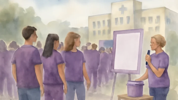 Leeds Hospitals Charity Encourages Purple for NHS Birthday