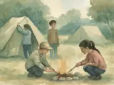 Beeston Primary Pupils Experience Overnight Camping at Lineham Farm