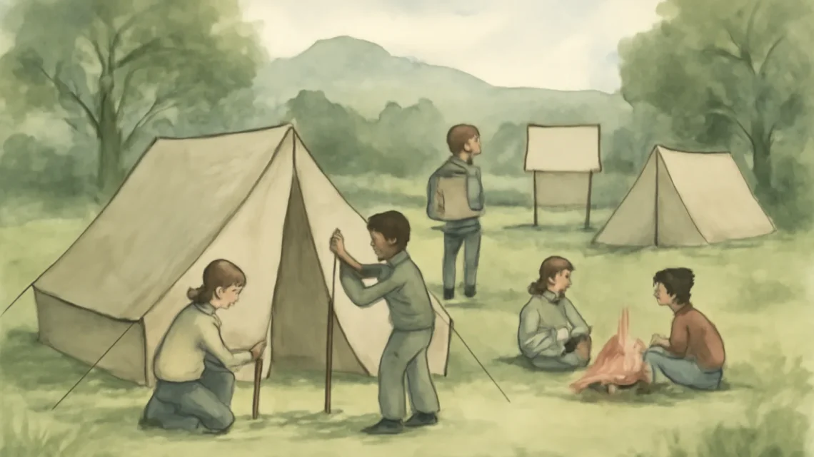 Children Experience Overnight Camping at Lineham Farm