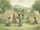 Children Experience Overnight Camping at Lineham Farm