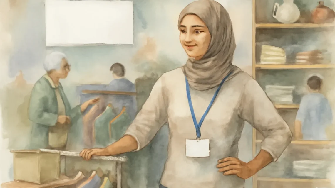 Fatimah’s Progression from Volunteer to Assistant Shop Manager