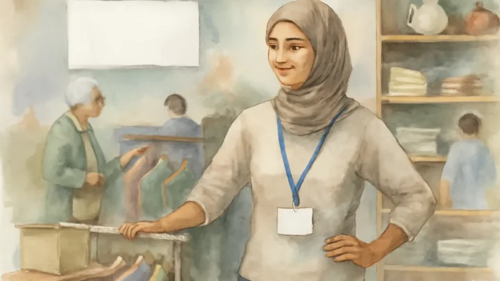 Fatimah’s Progression from Volunteer to Assistant Shop Manager