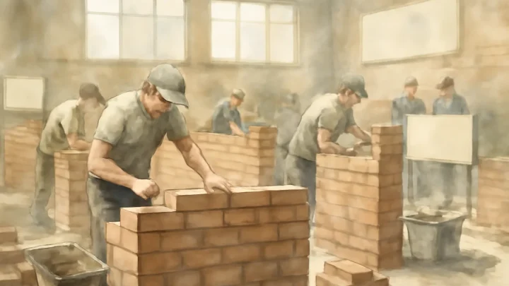 Leeds College of Building Hosts Two National Bricklaying Competitions