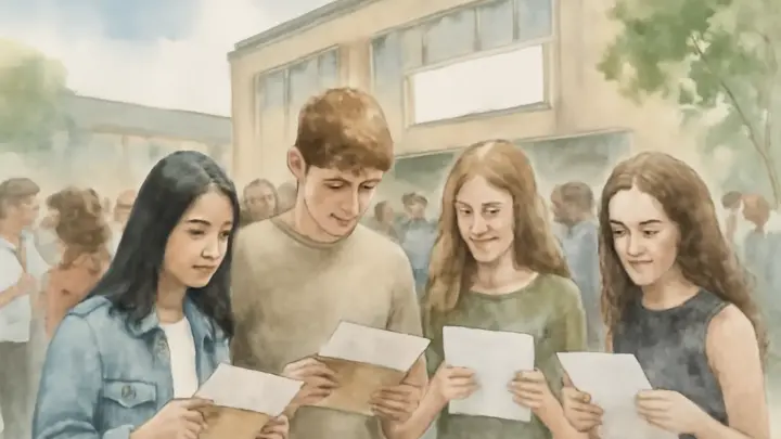 Leeds Students Receive GCSE Results Across the City