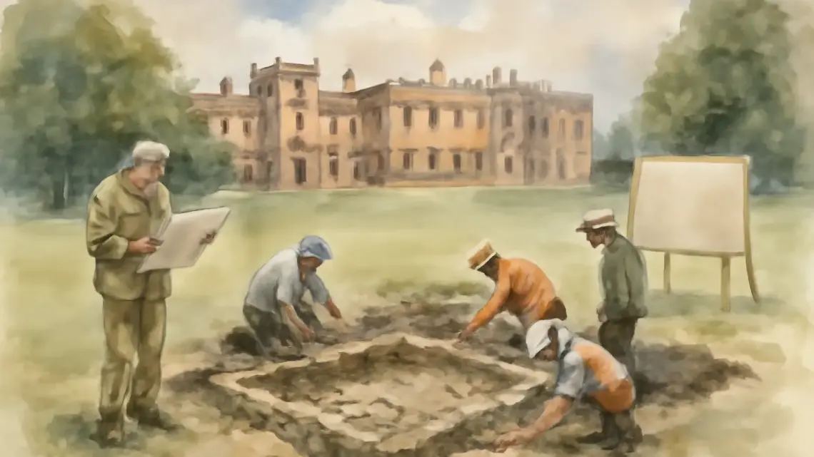 Archaeologists Uncover Lost Building at Temple Newsam