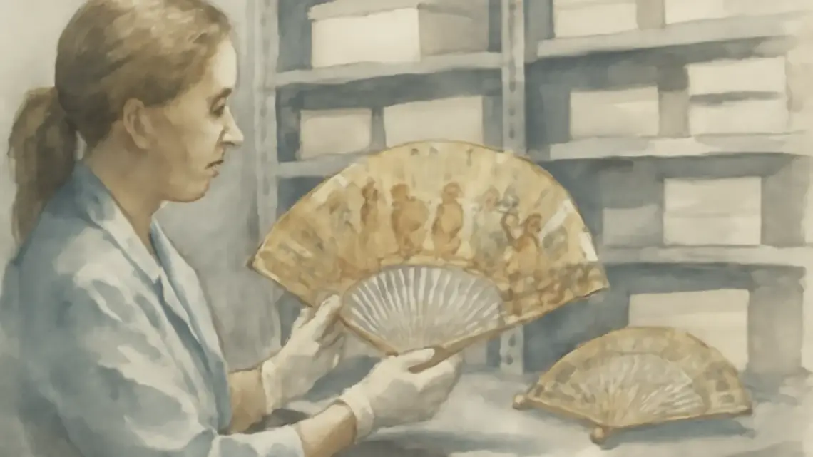 Leeds Conserves Historic Collection of Antique Fans