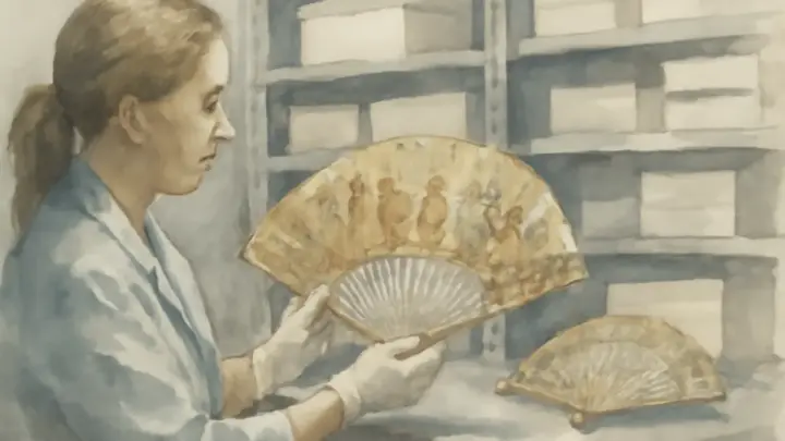 Leeds Conserves Historic Collection of Antique Fans