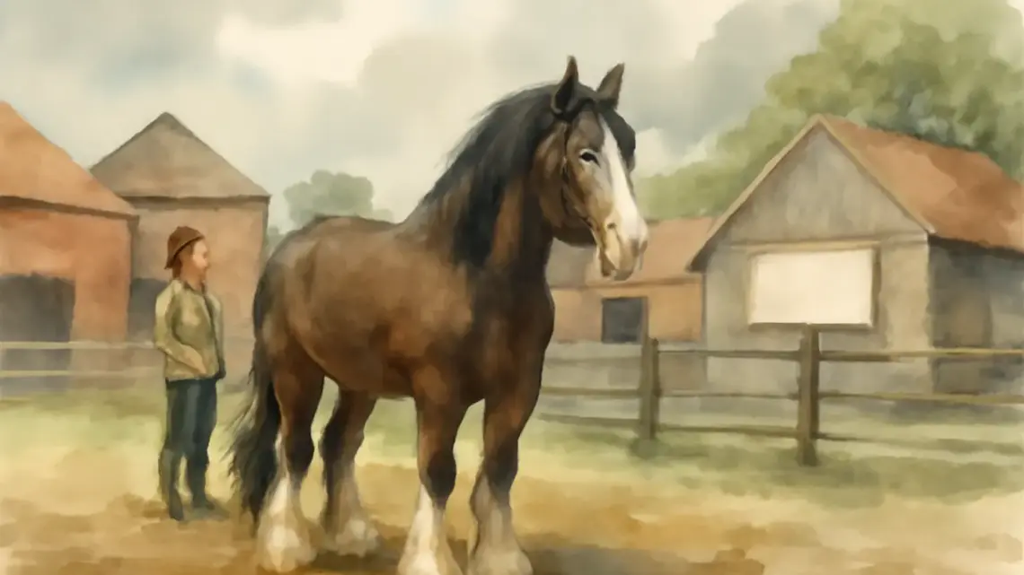 Shire Horse Joins Temple Newsam’s Home Farm