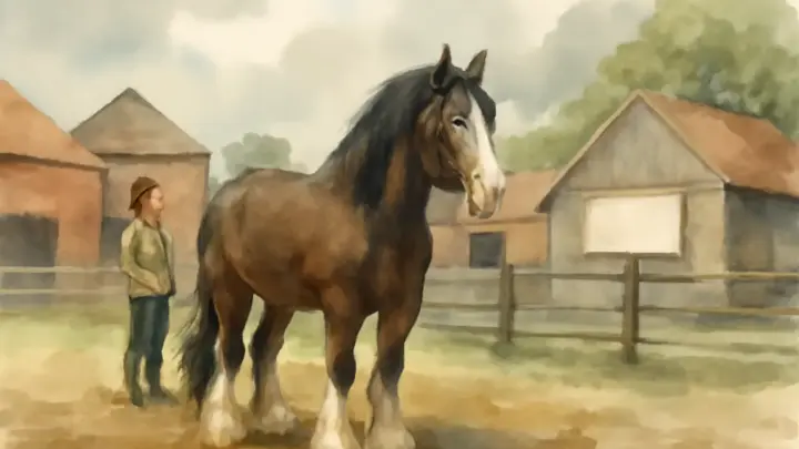 Shire Horse Joins Temple Newsam’s Home Farm